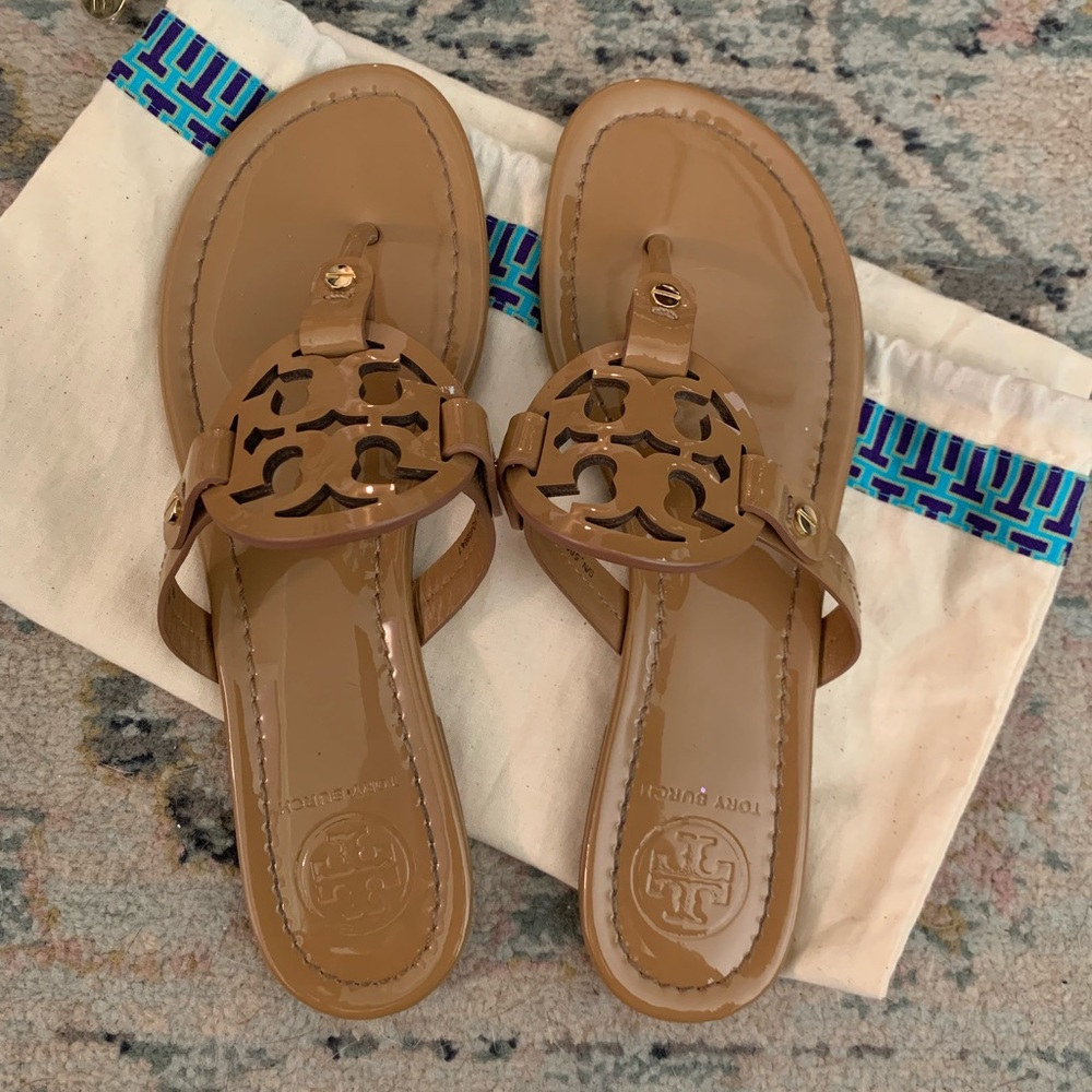 EUC Tory Burch Miller Sandals, Size 8